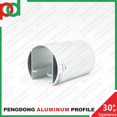 6M 길이의 플라타 매트 블랙 우드 컬러 알루미늄 난간 프로파일 (브론즈 아노다이징 마감 및 다양한 크기)