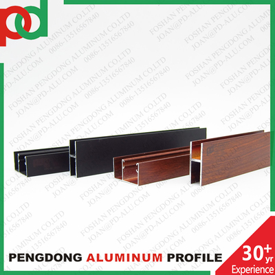 목재 곡물 색 알루미늄 U 채널에 대 한 핸들리 펄고라 발코니 울타리 튜브 남미에 수출