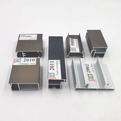 좋은 가격 양극 산화된 6 미터 길이 알루미늄 윈도는 볼리비아와 칠레 시리즈 L20을 위해 돋보이게 합니다 온라인