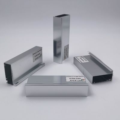 좋은 가격 T5 6063 알루미늄 사설 고문단 프로필 밝은 은 끝마무리 온라인